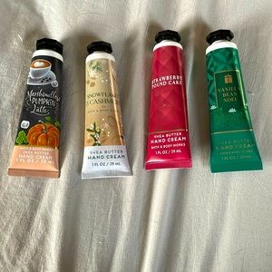 Bath and Body Works hand lotions